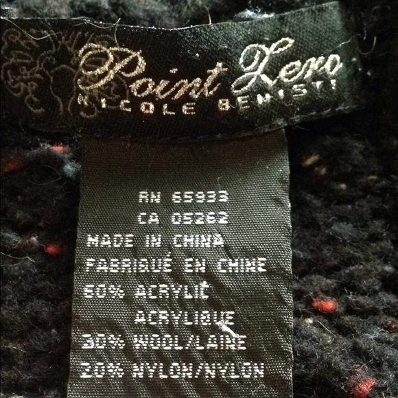 Sailor collar black cable knit sweater - Picture 4 of 4